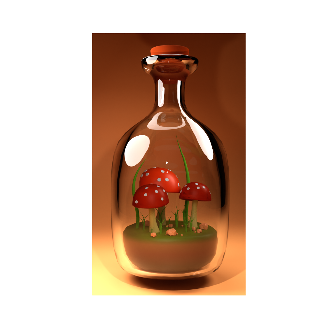 Mushrooms in a Jar